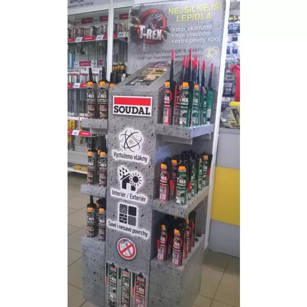 Lepidlo Soudal 380g T-REX EXTRA FIX