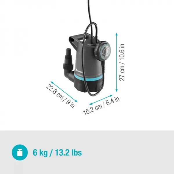 Ponorné čerpadlo pro čistou vodu 2v1 20000 BASIC Gardena 9016-47