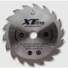 Kotouč pilový profi 160x20/18 zubů Xtline TCT16018