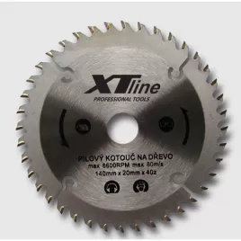 Kotouč pilový na dřevo 140x20/40 zubů Xtline TCT14040
