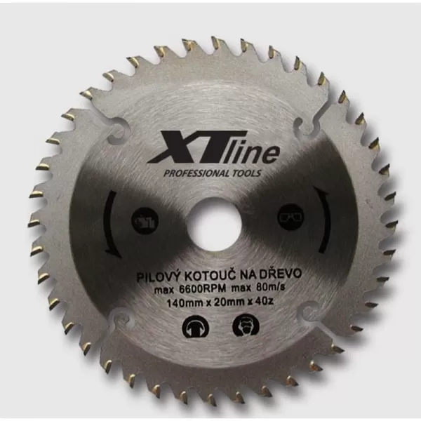 Kotouč pilový na dřevo 140x20/40 zubů Xtline TCT14040