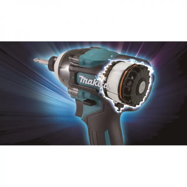 Aku rázový šroubovák 1/4" Li-ion XGT 40V bez aku Makita TD004GZ