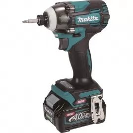 Aku rázový šroubovák 1/4" Li-ion XGT 40V 2x2,5 Ah Makpac Makita TD004GD201