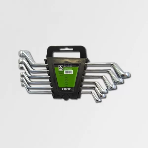 6-ti dílná sada očkových klíčů DIN838 31CrV3 chrom GK TOOLS P16805
