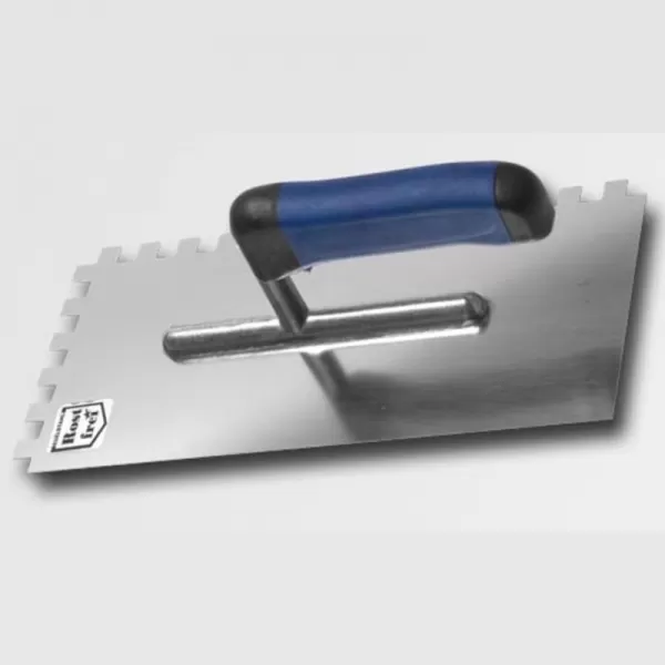 Hladítko nerez STAVTOOL 270 x 127 mm zuby 4 softgrip ZN31141