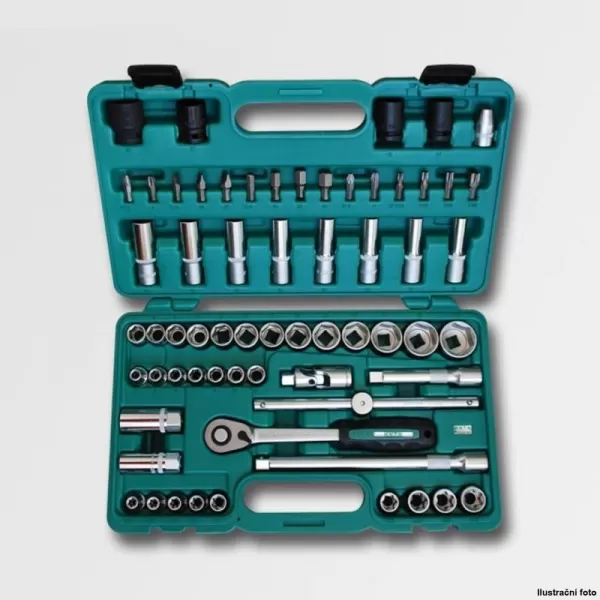Sada hlavic 1/2" 64 dílů 40CRV HONITON H4064
