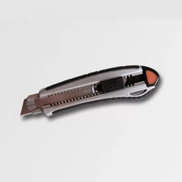 Ulamovací nůž 9mm 07G-S5 pogumovaný + 5ks čepelí ASSIST P19151