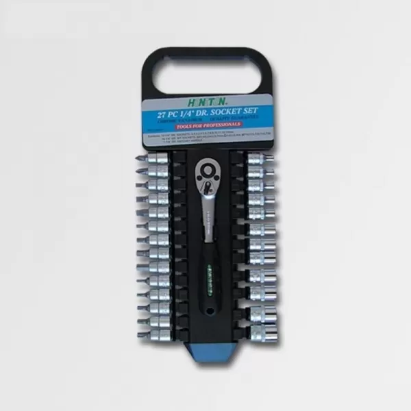 Sada hlavic 1/4" 27 dílů 40CRV HONITON H1127