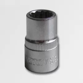 Hlavice nástrčná 1/2" 12-ti hranná 15mm 40CRV HONITON H1715