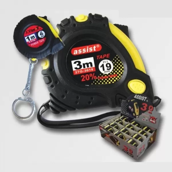 Svinovací metr s magnetem ASSIST 2 x stop 10 m x 25 mm P13160