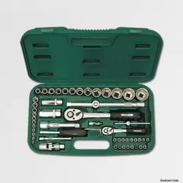 Sada hlavic 1/4"-1/2" 56 dílů 40CRV HONITON H4060