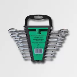 8-mi dílná sada plochých klíčů DIN3110 31CrV3 chrom GK TOOLS P16031