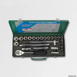 Sada hlavic 1/2" 25 dílů 40CRV HONITON H4054