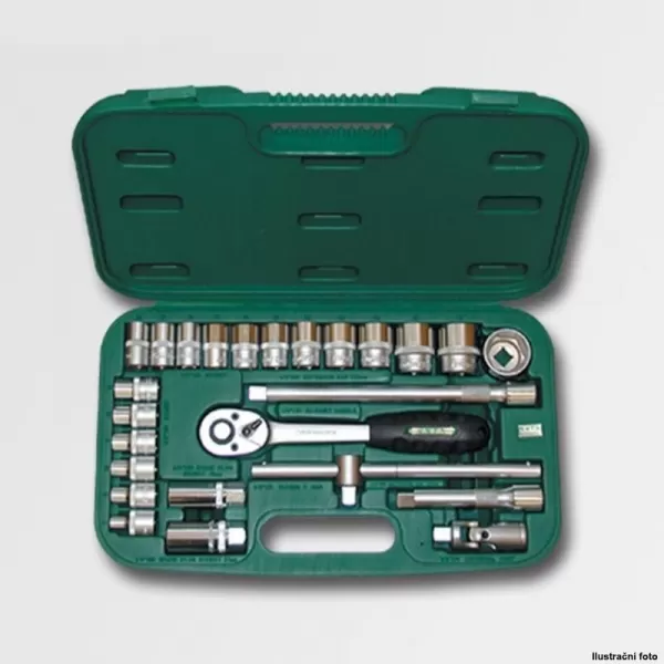 Sada hlavic 1/2" 25 dílů 40CRV HONITON H4025