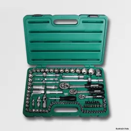 Sada hlavic 1/4"-3/8"-1/2" 99 dílů 40CRV HONIDRIVER HONITON H4399