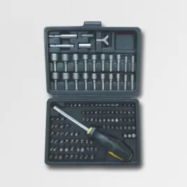 121-ti dílná sada šroubovacích bitů 1/4" CrV XTline P16641