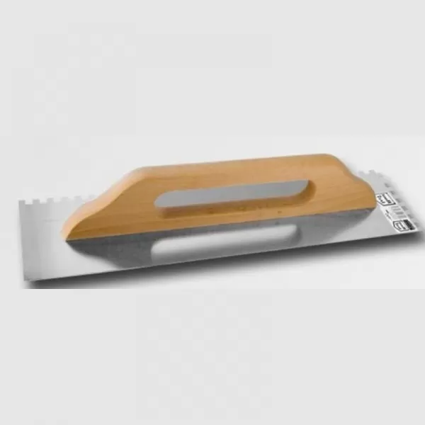 Hladítko nerez STAVTOOL 130 x 480 mm zub 8 mm ZN31062