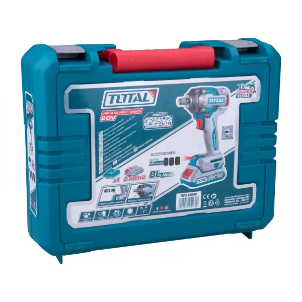 Aku rázový utahovák 20V 2x2,0Ah TOTAL TIWLI2040