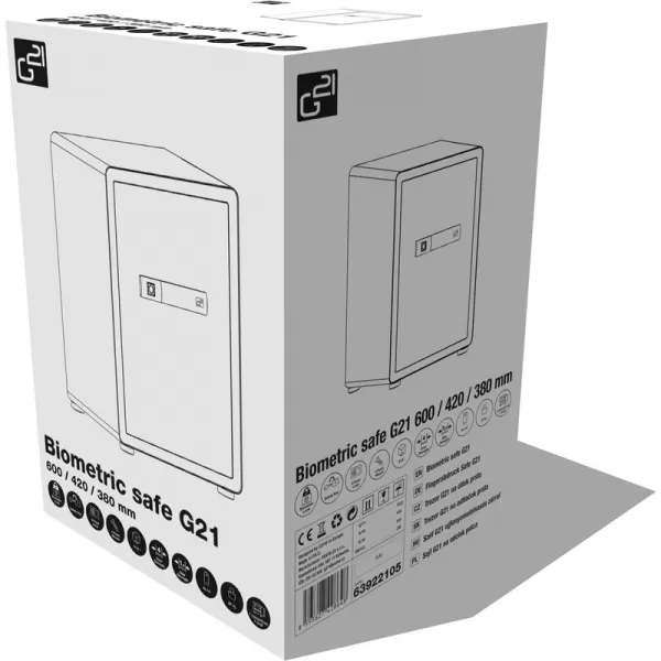 Trezor G21 na otisk prstu 420 x 600 x 380 mm 63922105