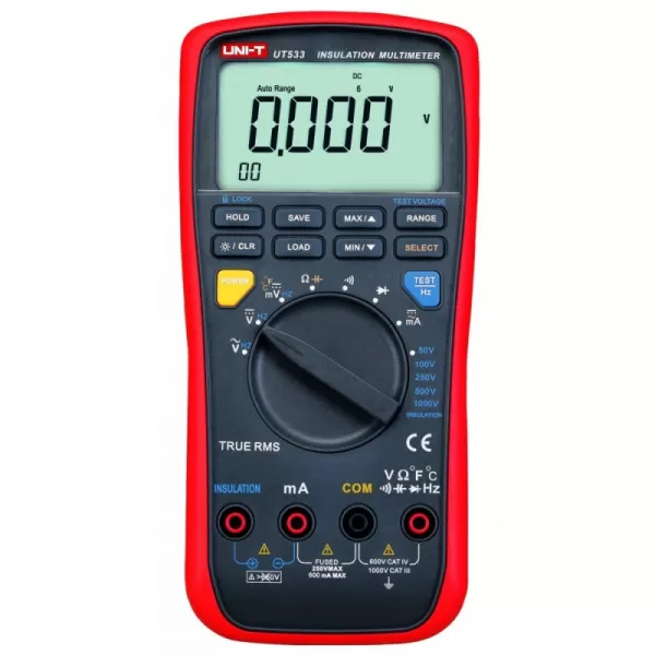 Multimetr UNI-T UT533 (+tester izolace) 07720100