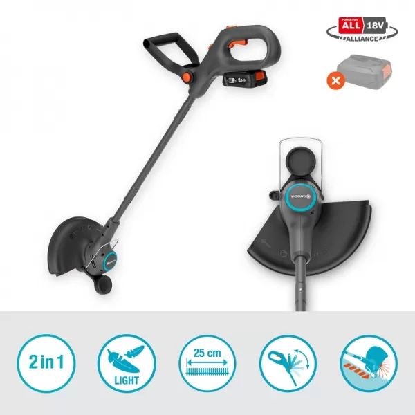 Aku vyžínač EasyTrim 25 18V P4A - bez aku Gardena 14704-55