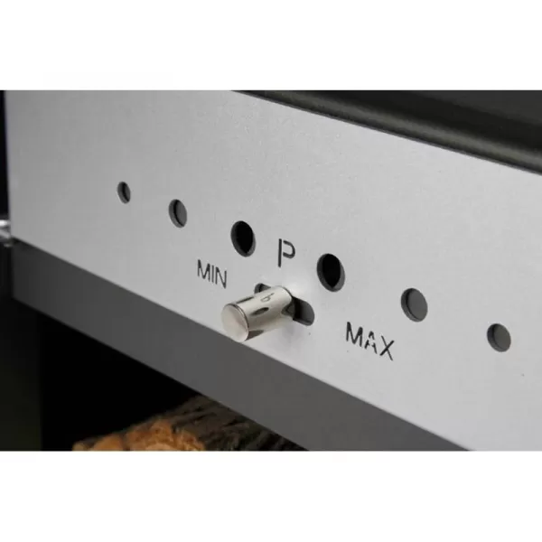 Krbová kamna antracit, dvířka a víko stříbrné Haas+Sohn VAASA Plus V