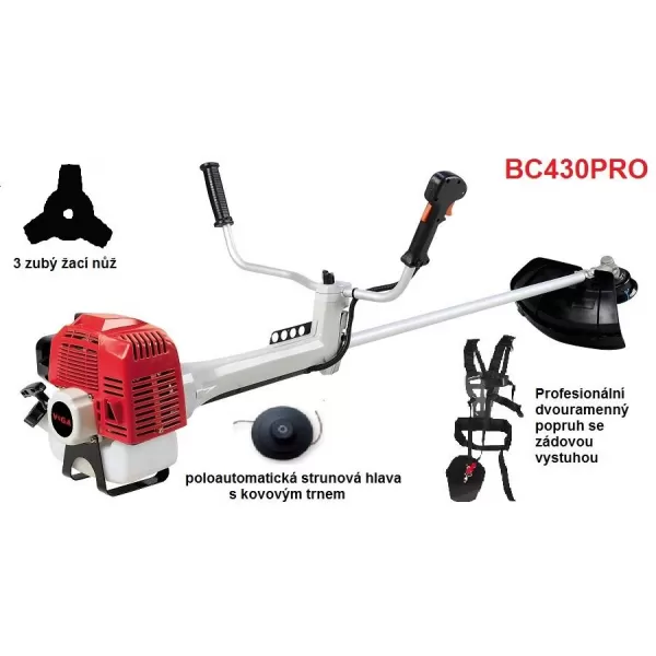 Hřídelový PROFI křovinořez VeGA BC430PRO