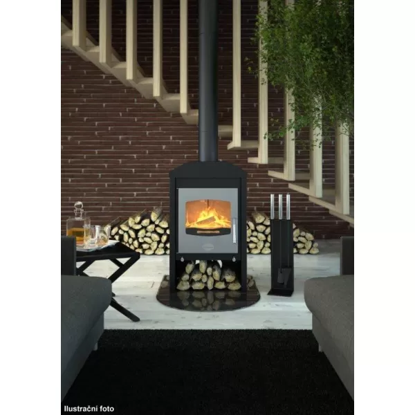 Krbová kamna HS FLAMINGO VEGA - žlutá