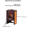 Krbová kamna HS FLAMINGO VEGA - žlutá