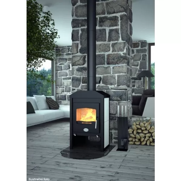 Krbová kamna HS FLAMINGO VEGA bianco