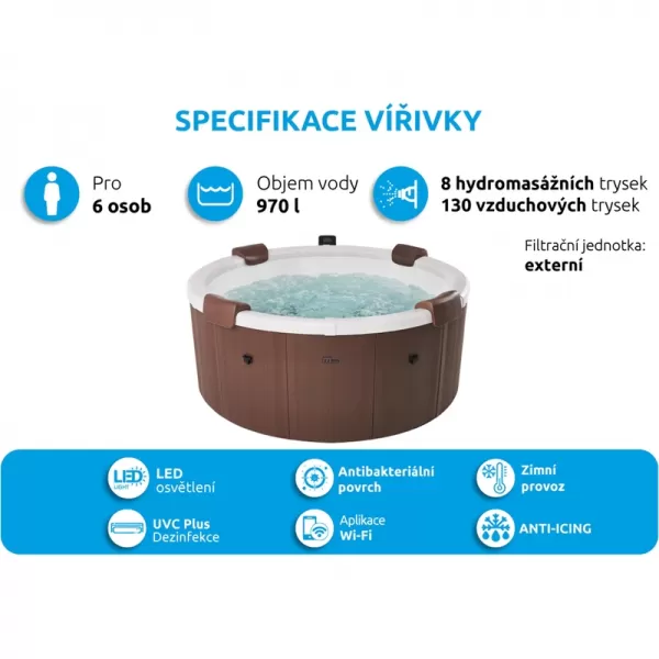 Vířivý bazén MSPA ROVA F-RO066W Marimex 11400309