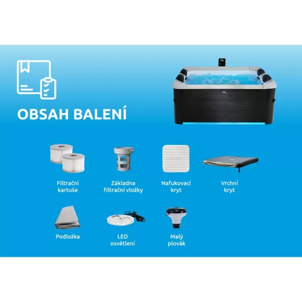 Vířivý bazén MSPA OSLO SAPPHIRE F-SA063W Marimex 11400303