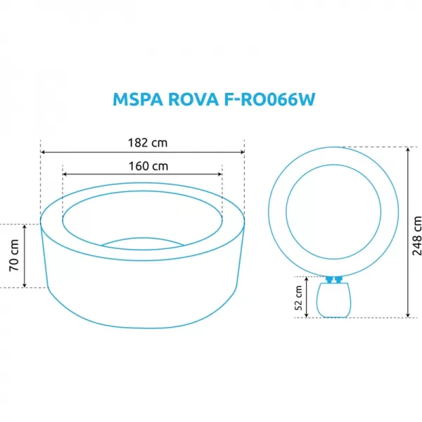 Vířivý bazén MSPA ROVA F-RO066W Marimex 11400309