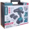 Aku vrtací šroubovák s příklepem 20V/2x2,0 Ah SHARE20V Extol Industrial 8791804