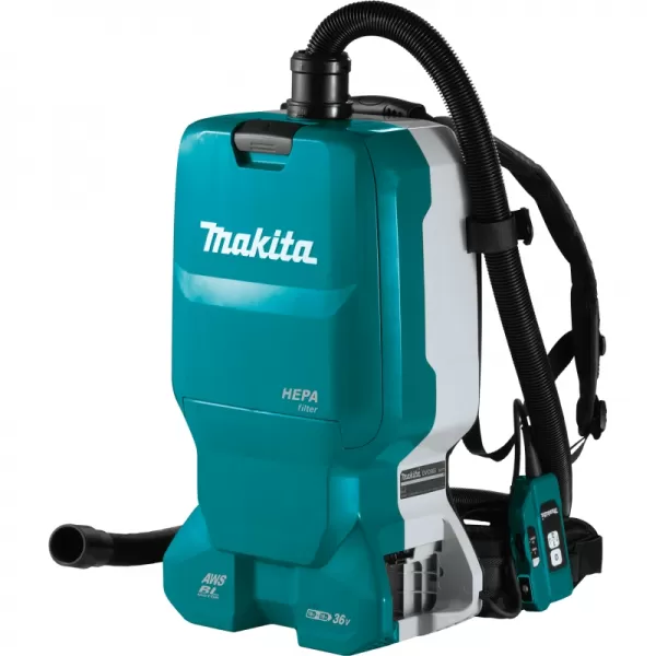 Aku zádový vysavač s AWS 2x18V bez aku Makita DVC665ZU