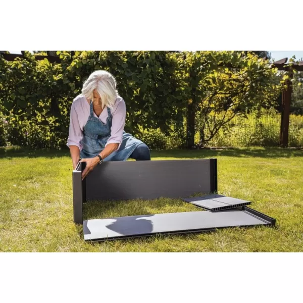 Vyvýšený záhon Keter Maple through grafitový 610281