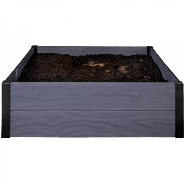 Vyvýšený záhon Keter Maple Square grafitový 610290