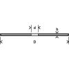 Řezný kotouč na kov Standard for Inox 125mm Bosch X-LOCK 2608619262