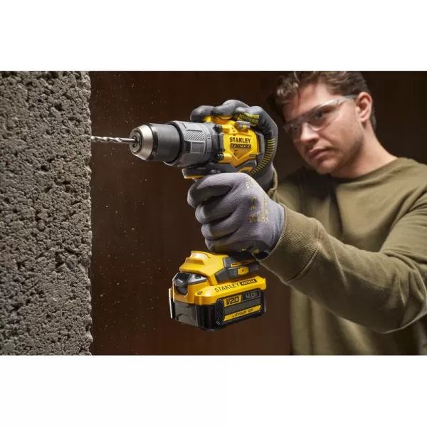 Aku bezuhlíková kombinovaná sada 18V 1x4,0Ah + 1x2,0Ah STANLEY FATMAX V20 SFMCK211MDT