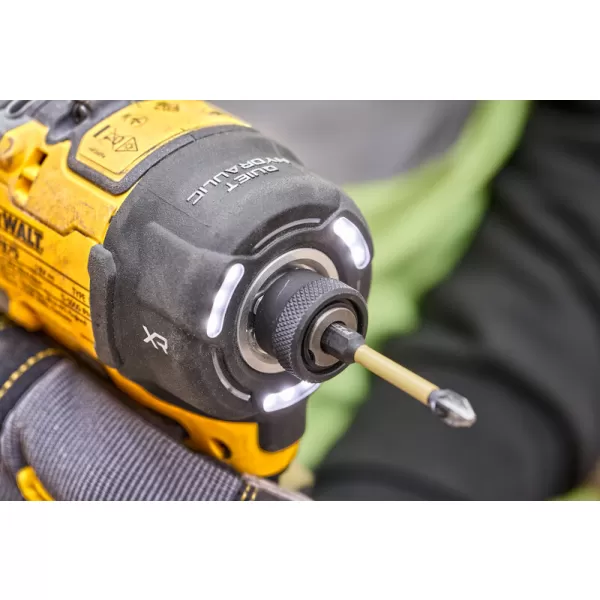 Aku bezuhlíkový hydraulický utahovák 1/4" 18V 2x1,7 Ah DeWALT POWERSTACK DCF870E2T