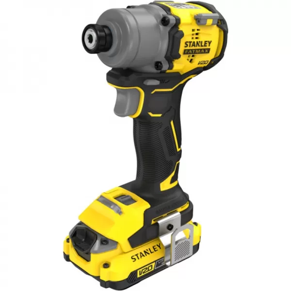Aku bezuhlíková kombinovaná sada 18V 2x4,0Ah STANLEY FATMAX V20 SFMCK211M2T
