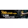 Aku bezuhlíkový rázový utahovák s 3 převodovými stupni 18V XR Li-Ion 2x5,0 Ah DeWALT DCF899P2