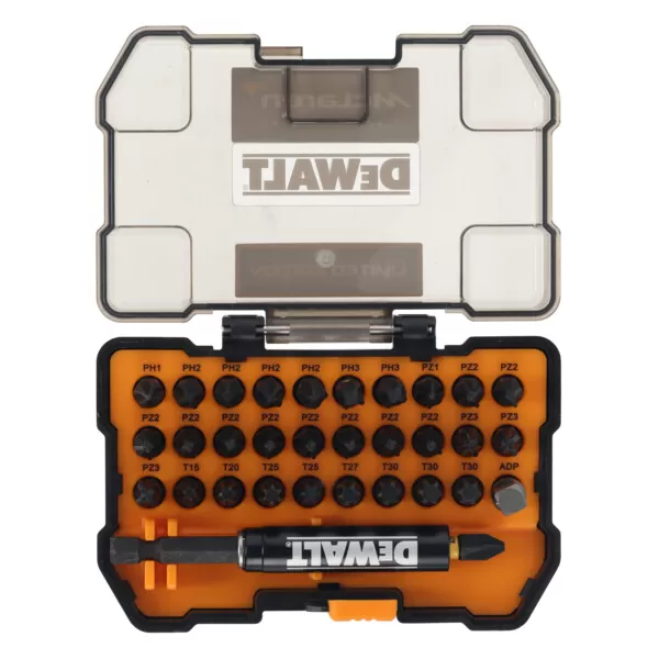 32dílná sada příslušenství FLEXTORQ s držákem bitů XSCT edice McLaren DeWALT DT70900T