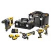 Aku bezuhlíková kombo sada nářadí 18V 3x5,0 Ah XR DeWALT DCK428P3T
