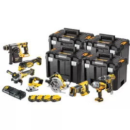 Aku bezuhlíková kombo sada nářadí 18V 4x5,0 Ah XR DeWALT DCK865P4T
