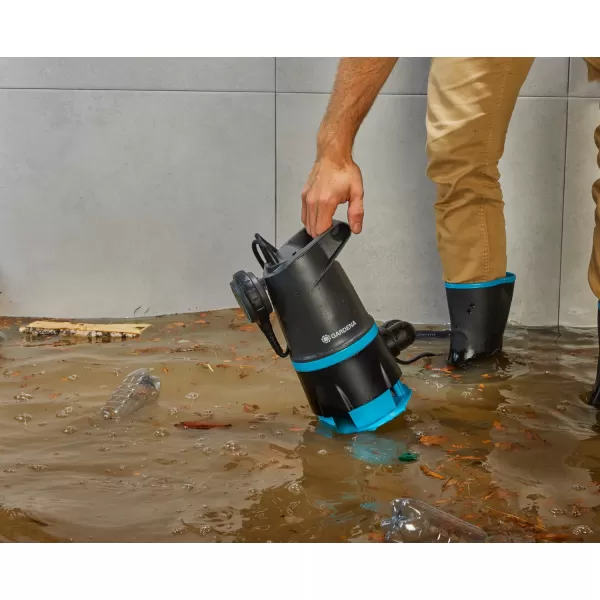 Ponorné čerpadlo na čistou/znečištěnou vodu 2v1 20000 BASIC s plovákovým spínačem Gardena 9018-47