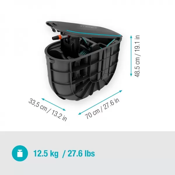 Podzemní box na hadici RollUp M s 20 m hadice Gardena 18650-20