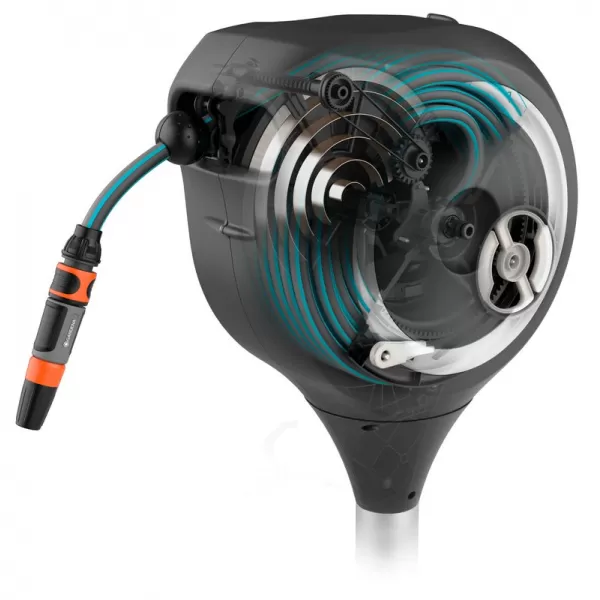 Terasový box na hadici RollUp S, 15 m, bílý, automatické navíjení Gardena 18607-20