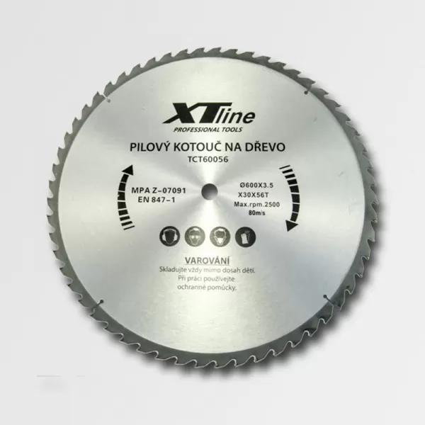 Kotouč pilový profi 600x3,0X30/56 zubů XTline TCT60056