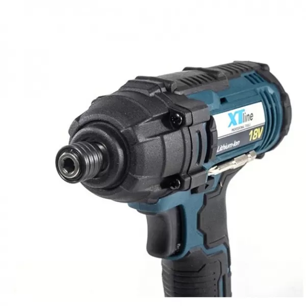 Aku rázový utahovák na bity 18V, bez baterie XTline XT102710